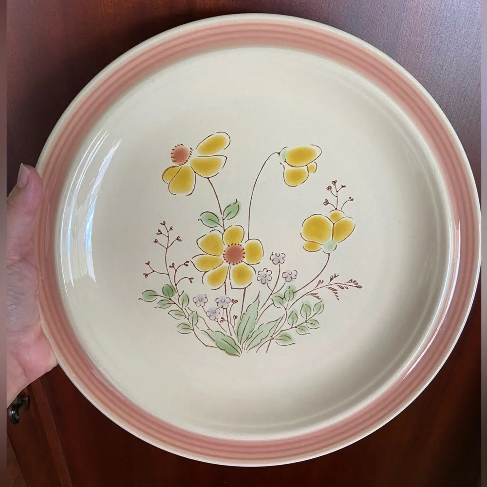 🩵 International China Company 12” Stoneware Canyon Collection Sunset Platter